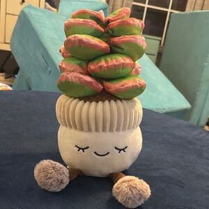 Russ Plush Succulent with Pink and Green Leaves